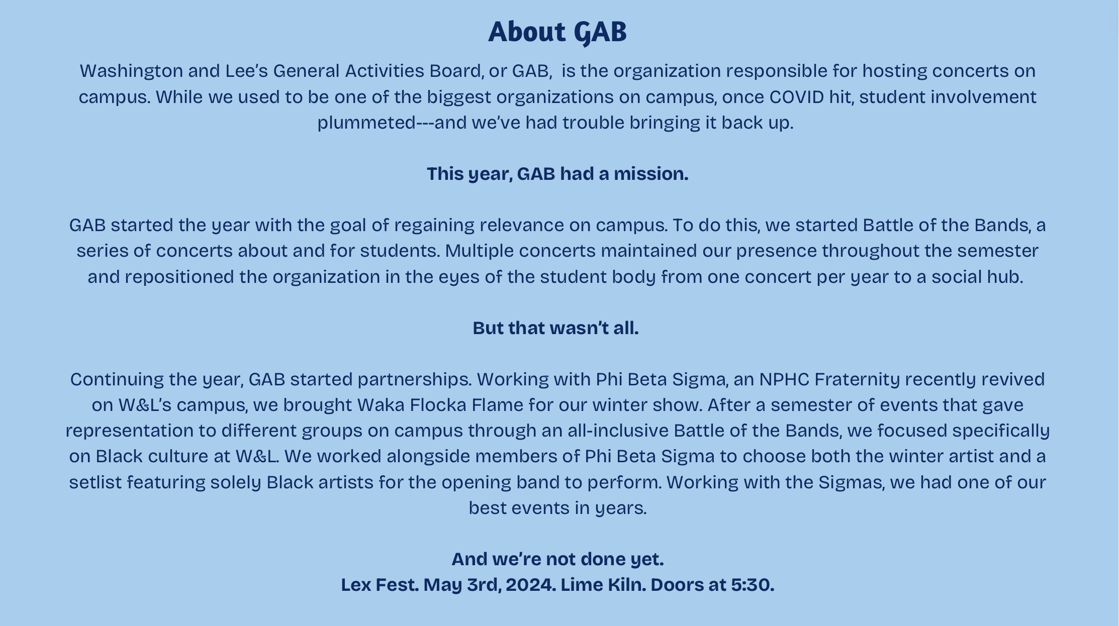 GAB Info